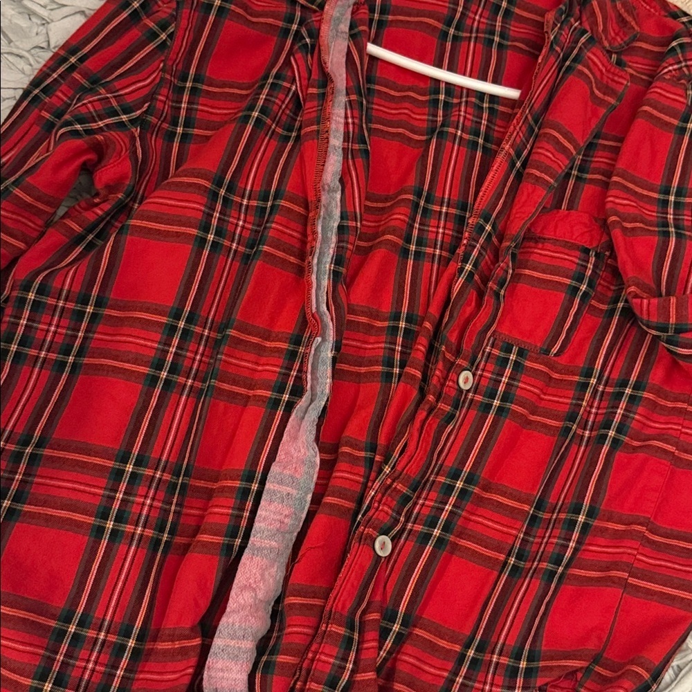 Victoria's Secret Red Plaid Pajama Set - Picture 3 of 5